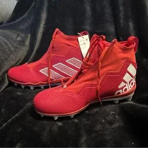 Adidas NASTY 2.0 Red CLEATS Football GX7963 Mens Sz 13 1/2 MSRP $140 Adidas Nasty 2.0 Red Men main image 3